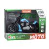 Dětská motorka na baterie světla modrá