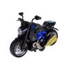 Motocykl DIY 1:14 Kovový Modrý 2