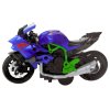 Motocykl K Sestavení DIY 1:14 Kovový Zeleno-Modrý