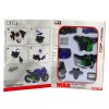 Motocykl K Sestavení DIY 1:14 Kovový Zeleno-Modrý