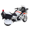 Kovový Motocykl 1:12 Světla Bílý Červené Žluté Linie 3