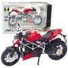 Sportovní Motocykl Kovový 1:12 Červený