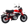 Model motocyklu Retro Klasický Kovový 1:12 Červený 2