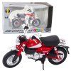 Model motocyklu Retro Klasický Kovový 1:12 Červený