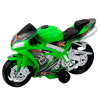 Motorka Závodní Silniční Pohon Světla Zelená 2