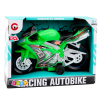 Motorka Závodní Silniční Pohon Světla Zelená 4