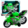 Motorka Závodní Silniční Pohon Světla Zelená