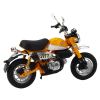 Motocykl Retro Klasický Kovový Žlutý 1:12 3