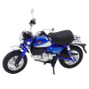Motocykl Retro Klasický 1:12 Kovový Modrý