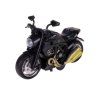 Motocykl Ke Skládání Šroubování DIY Kov 1:14 Černý Zlaté Prvky 2