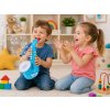 Bublifuk SAXOFON s melodií a světlem modrý