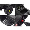 Elektrický traktor pro děti + přívěs Černý