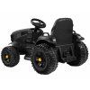 Elektrický traktor pro děti + přívěs Černý