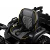 Elektrický traktor pro děti + přívěs Černý