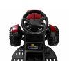 Elektrický traktor pro děti + přívěs Červený