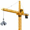 RC stavební jeřáb dálkově ovládaný otočný 360° 71 cm žlutý