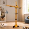 RC stavební jeřáb dálkově ovládaný otočný 360° 71 cm žlutý