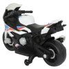 Elektrický motocykl BMW S1000RR LED světla Hudba Bílý 4