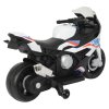 Elektrický motocykl BMW S1000RR LED světla Hudba Bílý 7