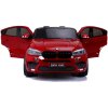 Elektrické autíčko BMW X6M SUV LED světla MP3 Červené lakované