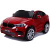 Elektrické autíčko BMW X6M SUV LED světla MP3 Červené lakované 6