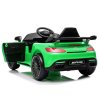 Elektrické autíčko Mercedes AMG GT R Dálkové ovládání LED světla Zelené
