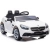 Elektrické autíčko Mercedes SLC 300 LED světla Dálkový ovladač Bílé