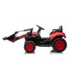 Elektrický traktor BW-X002A s lžící červený