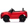 Elektrické autíčko Range Rover Evoque dálkové ovládání LED červené 4