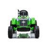 Elektrický akumulátorový traktor CH9959 s přívěsem zelený