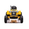 Elektrický traktor s přívěsem CH9959 LED světla dálkové ovládání žlutý