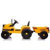 Elektrický traktor s přívěsem CH9959 LED světla dálkové ovládání žlutý