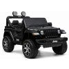 Elektrické autíčko Jeep Rubicon LED světla 4x4 Černé