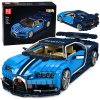 Konstrukční stavebnice sportovní auto Bugatti 1212 dílků Modré