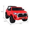 Dětské elektrické autíčko Toyota Hilux červený pickup + Pohon 4x4 + Dálkové ovládání