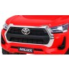 Dětské elektrické autíčko Toyota Hilux červený pickup + Pohon 4x4 + Dálkové ovládání