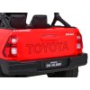 Dětské elektrické autíčko Toyota Hilux červený pickup + Pohon 4x4 + Dálkové ovládání
