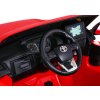Dětské elektrické autíčko Toyota Hilux červený pickup + Pohon 4x4 + Dálkové ovládání