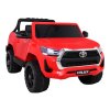 Dětské elektrické autíčko Toyota Hilux červený pickup + Pohon 4x4 + Dálkové ovládání