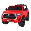 Dětské elektrické autíčko Toyota Hilux červený pickup + Pohon 4x4 + Dálkové ovládání