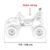 Elektrické autíčko Extreme Sport 4x4 Nastavitelná velikost Červené