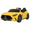 Elektrické autíčko Mercedes Benz GT63 AMG žluté