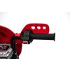 Elektrický motocykl Dětský Cross Červený + Pomocná kolečka + Zvuky LED