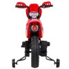 Elektrický motocykl Dětský Cross Červený + Pomocná kolečka + Zvuky LED