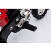 Elektrický motocykl Dětský Cross Červený + Pomocná kolečka + Zvuky LED