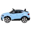Elektrické autíčko Audi E-Tron Sportback modré s pohonem 4x4 a plynulým rozjezdem