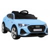 Elektrické autíčko Audi E-Tron Sportback modré s pohonem 4x4 a plynulým rozjezdem