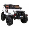 Elektrické autíčko All Terrain terénní jeep bílé s dálkovým ovládáním se světly a zvuky