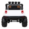 Elektrické autíčko All Terrain terénní jeep bílé s dálkovým ovládáním se světly a zvuky