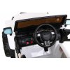Elektrické autíčko All Terrain terénní jeep bílé s dálkovým ovládáním se světly a zvuky